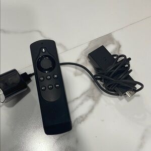 Black Remote Control with Charger